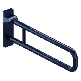 Hewi Stützklappgriff 801 Wandstützgriff drehbar stahlblau 850 mm