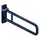 Hewi Stützklappgriff 801 Wandstützgriff drehbar stahlblau 850 mm