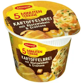 MAGGI Fertiggericht Kartoffelbrei mit Röstzwiebeln und Croutons 56 g