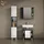 livinity Waschbeckenunterschrank Fucino 60 x 54 cm Grau