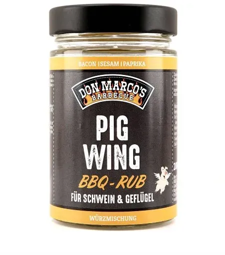 Don Marco's Pigwing Rub, 200g Glas