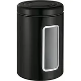 Classic Line Küchenbehälter 2 l schwarz mit Fenster