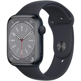 Apple Watch Series 8 GPS 45 mm Aluminiumgehäuse mitternacht Sportarmband mitternacht