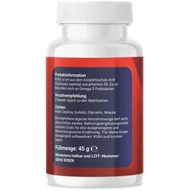 Saint Nutrition Krillöl Omega 3 Astaxanthin Kapseln