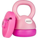 ONVAYA® Kettlebell Set | Rosa-Pink | Verstellbare Kettlebell Gewichtsscheiben