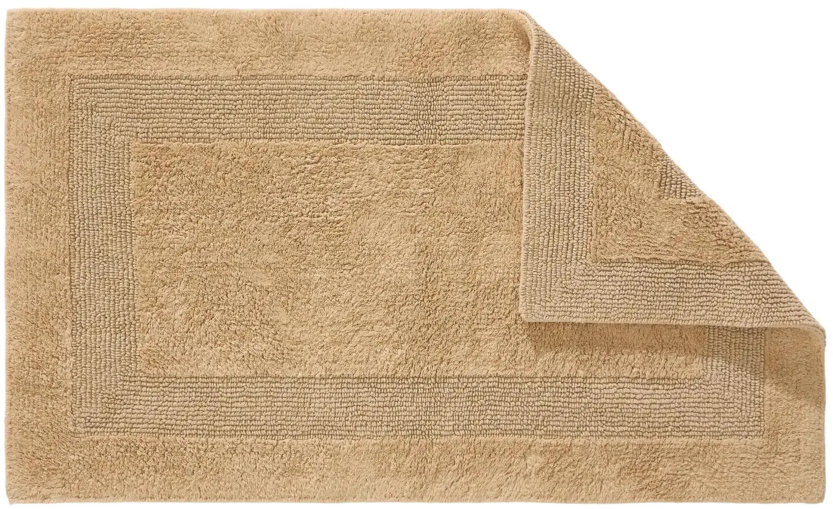 benuta Nest - Badteppich für Badezimmer - Badematte Lessa Hellbraun 60x100 cm