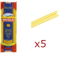 Pasta Divella Italienische VERMICELLI aus Hartweizenmehl 5 Stück 500 gr