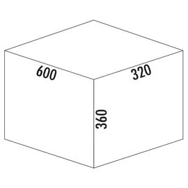 Naber Abfallsammler Stahl 360 mm hellgrau