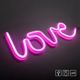 just light. Just Light LED-Bild NEON-LOVE, 34,3 x 12,5 cm