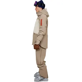 The Mountain Studio Herren 3L Hybrid Shell Jacke (Größe L, beige)
