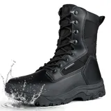 FREE SOLDIER Taktische Herrenstiefel 8 Zoll Leichte Kampfstiefel Langlebige Wildleder Militärische Stiefel Wüstenstiefel