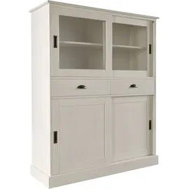 OTTO home Highboard 114 x 140 x 40 cm Weiß