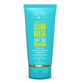 Apis Natural Cosmetics Apis Hello Summer LSF 50, Gesichts-Sonnenschutzcreme mit Zellnektar