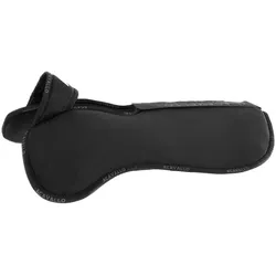 Acavallo Withers Free Pocket Configuration Piuma Pad Front Riser, Black