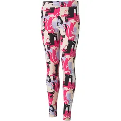 PUMA Essentials+ Street Art Print Leggings Mädchen 64 - orchid shadow 152