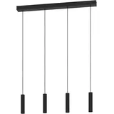 EGLO LED-Pendelleuchte Almudaina 4-flammig 5,4 W Schwarz