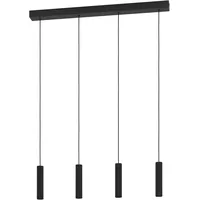 EGLO LED-Pendelleuchte Almudaina 4-flammig 5,4 W Schwarz