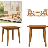 vidaXL 3 tlg. Bistro Set Massivholz Akazie - Bistro-Set - Bistro-Sets - Bistro-Set Holz - Bistro-Set Massivholz - Braun