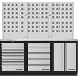 Kraftwerk Mobilo 3er Kombi Lochwand Edelstahl
