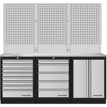 Kraftwerk Mobilo 3er Kombi Lochwand Edelstahl