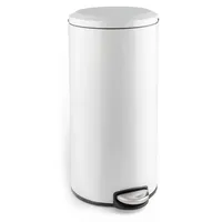 Home4You Treteimer 30 l Weiß