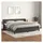 vidaXL Boxspringbett 200 x 200 cm Dunkelgrau