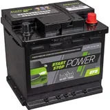 intAct Start-Stop-Power EFB55SS, wartungsfreie EFB Start Stopp Batterie, Autobatterie 12V 55Ah 480 A (EN), Schaltung 0 (Pluspol rechts), Maße (LxBxH): 210x175x190mm