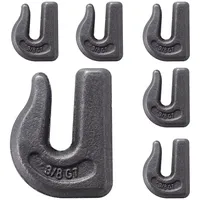 Vevor 6x Traktor-Eimerhaken 7,93mm Güteklasse 70 Greifhaken aus Stahl