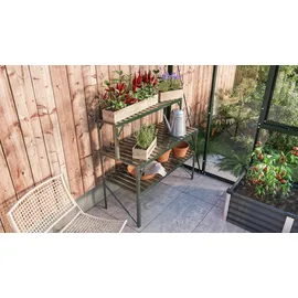 Vitavia Aluminium-Tischaufsatz passend für Alutisch 121 cm x 28 cm Grün