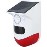 Solarbetriebener Bewegungsmelder Mit Ton Und Licht, Drahtlose Steuerung Per App, Wasserdicht (ip67), Intelligenter Außenalarm Mit Eingebautem Akku Für Die Landwirtschaft