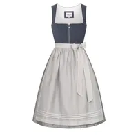 Nübler Trachtenkleid Midi Dirndl Katharina in Blau von Nübler blau 38