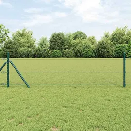 vidaXL Zaunpfosten 100 x 0,5 m Grau/Stahl