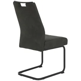 MID.YOU Schwingstuhl-Set Kerstin Anthrazit 2er-Set