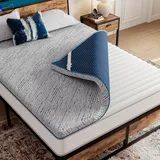 LINSY HOME Topper 140x200cm, 7,5cm Höhe Gel Topper, Memory Foam Matratzentopper mit Waschbarer Bezug, für Boxspringbett Wohnwagen Schlafsofa