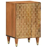 VidaXL Badschrank 38x33x58 cm Massivholz Mango - Braun