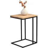 M2 Kollektion Beistelltisch Finn Braun Wildeiche 38 x 62 x 43 cm