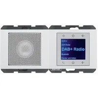 Berker Radio Touch mit Lautsprecher DAB+ K.x polarweiss glänzend