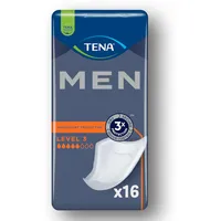 TENA MEN Level 3 - Standard (Basis-Variante) - 16 Stück, Inkontinenzeinlage für Männer