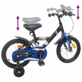 vidaXL Kinderfahrrad 16 Zoll schwarz
