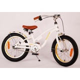 TPFSports Miracle Cruiser Kinderfahrrad - Mädchen - 16 Zoll - Rücktritt + Handbremse - Weiß