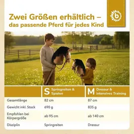 Bieco Steckenpferd - Brown | S