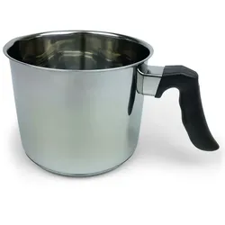 Haushalt International EDELSTAHL Milchkochtopf Kochtopf Milchtopf Topf Kuvertüre SYLT 1,5L
