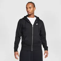 Nike Club Fleece Kapuzenjacke Herren Schwarz M
