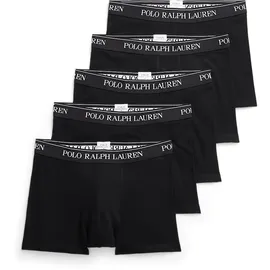 Ralph Lauren Boxershorts schwarz/weiß M 5er Pack