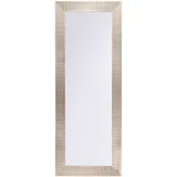 Beliani Wandspiegel Gold rechteckig 50 x 130 cm