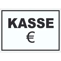 Kasse Aufkleber A6 (105x148mm)