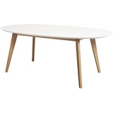 Andersen Furniture - DK10 Ausziehtisch oval, Eiche geölt / weiß