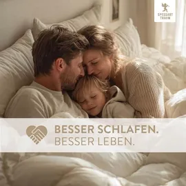 SPESSARTTRAUM Daunendecke Bronze medium Daunen, 10% Federn 155x220 cm