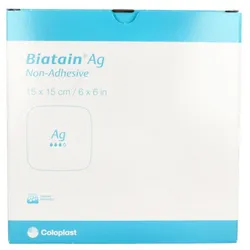Biatain Ag Schaumverband 15x15cm nicht haftend