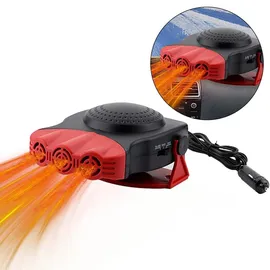 RAPANDA Heizlüfter 150 W Rot/Schwarz